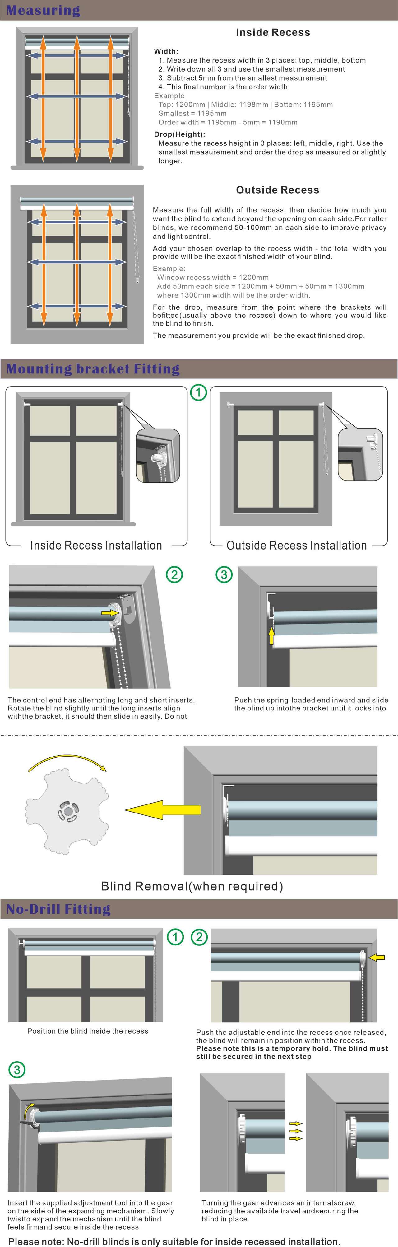 Blinds Measuring & Fitting