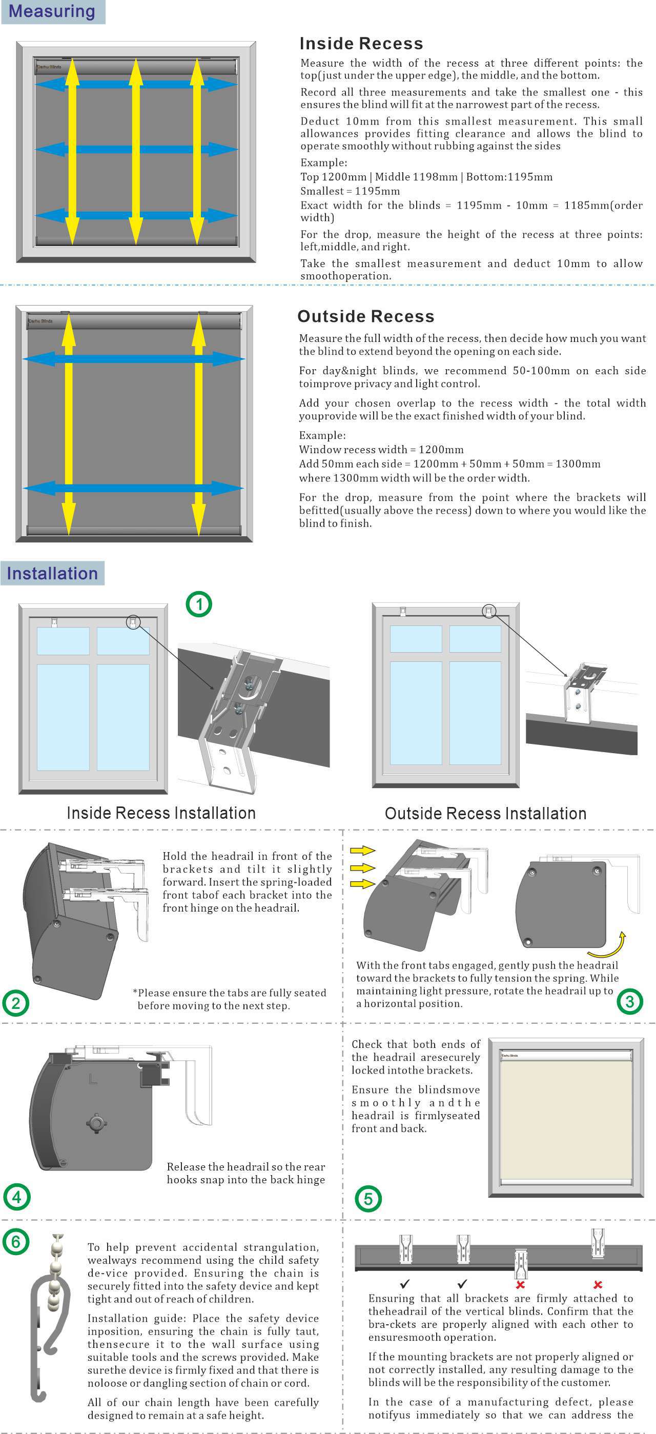Blinds Measuring & Fitting