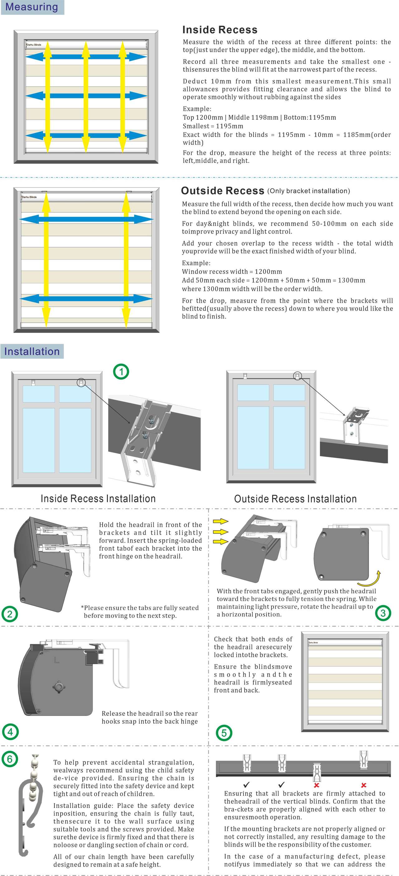 Blinds Measuring & Fitting